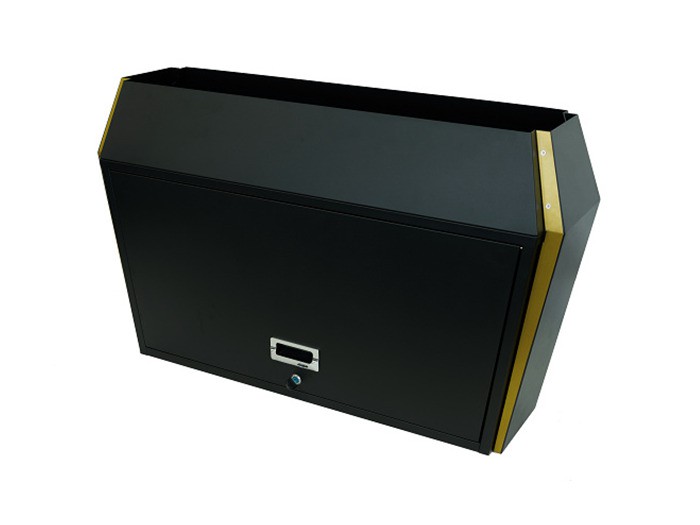 Black And Gold Metal Planter